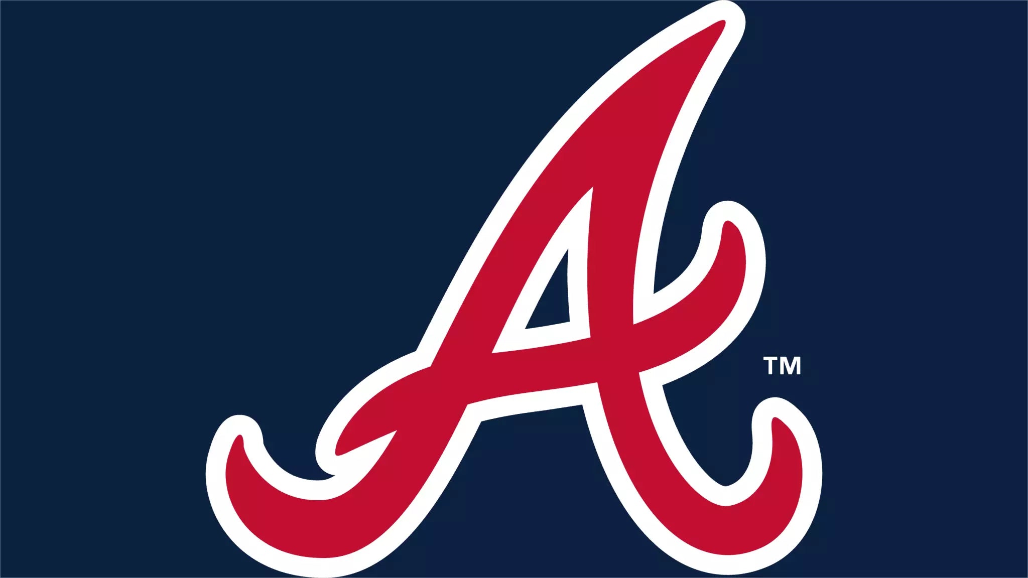 Logo Brands Atlanta Braves Economy Canopy