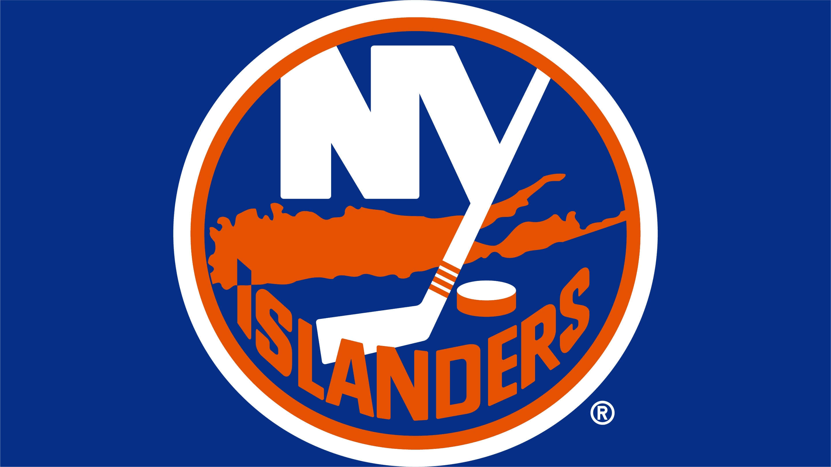 14K White Gold NHL LogoArt New York Islanders XS Pendant 4W001ISL