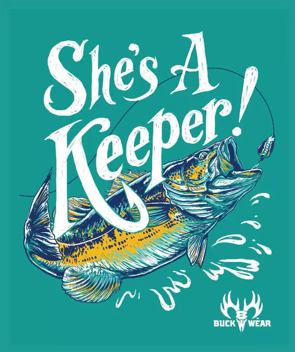 She's A Keeper Logo Brands