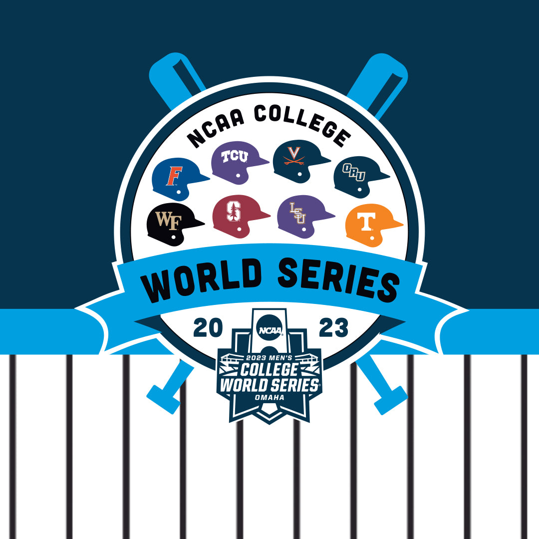 College World Series Logo Brands