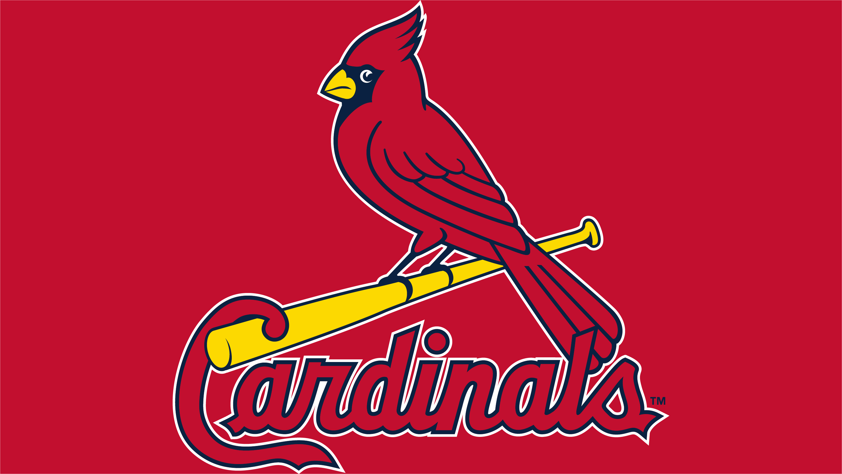 St Louis Cardinals MLB Team Logo Large reuseable tote bag