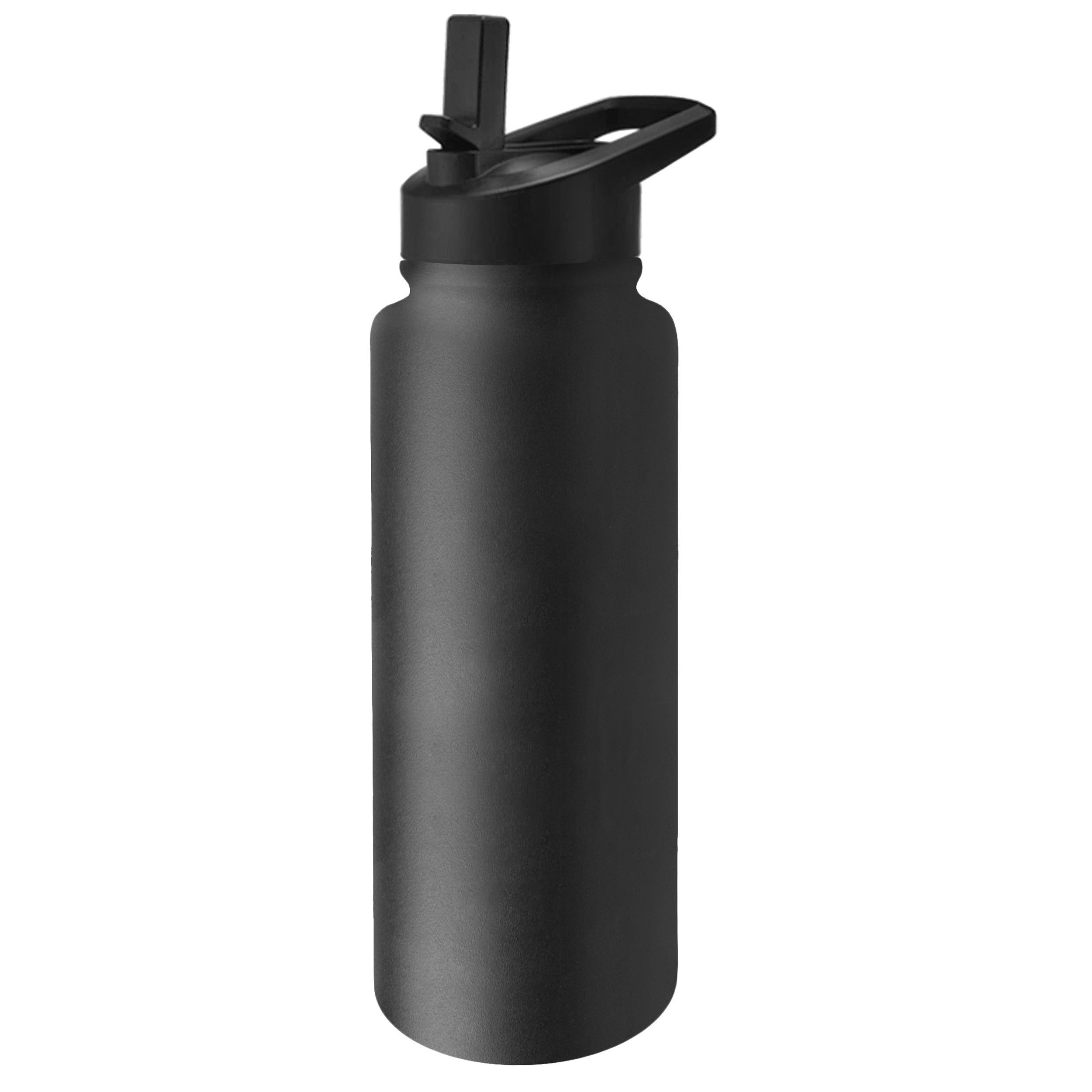 Plain Black 34oz Quencher Bottle