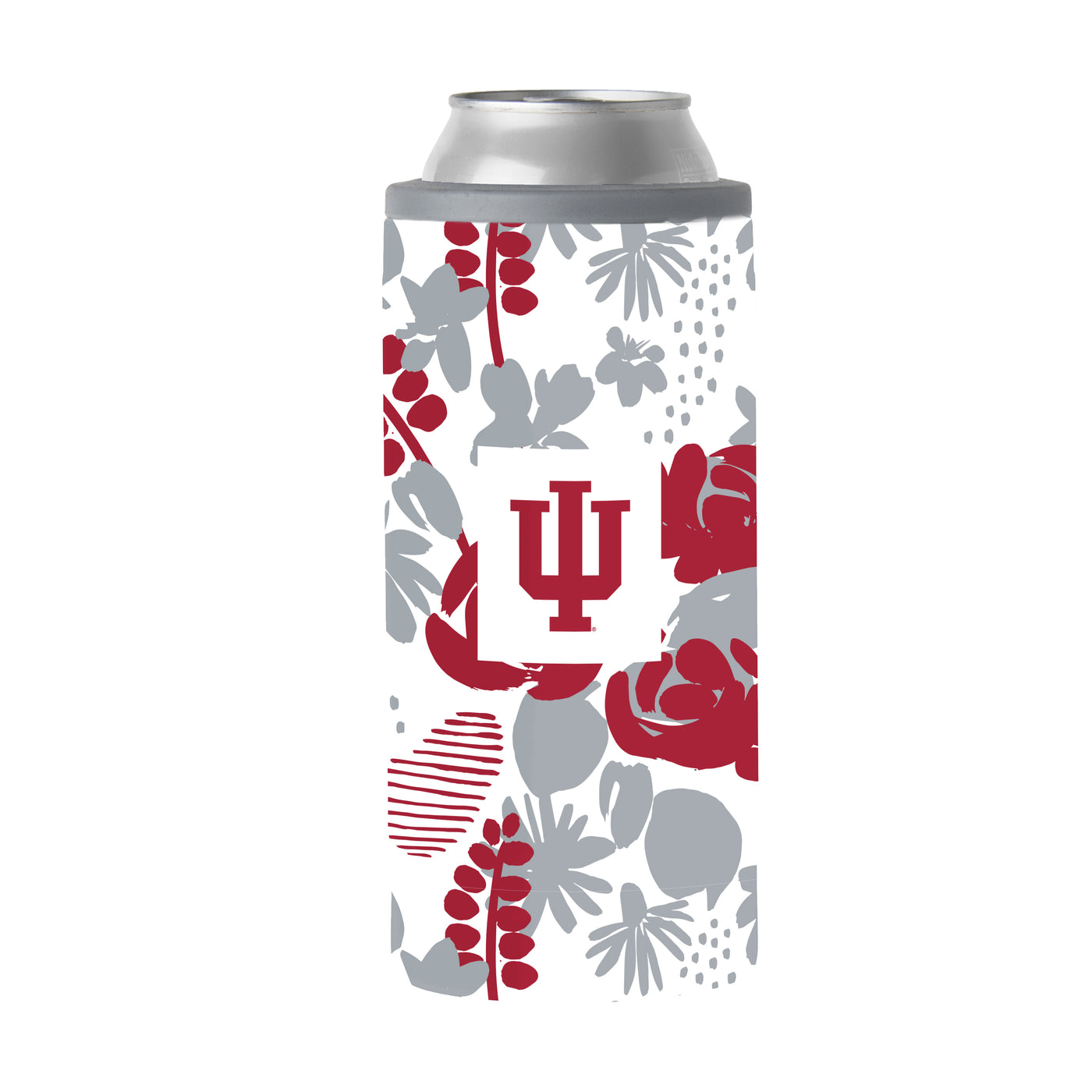 Indiana 12oz Floral Slim Can Coolie