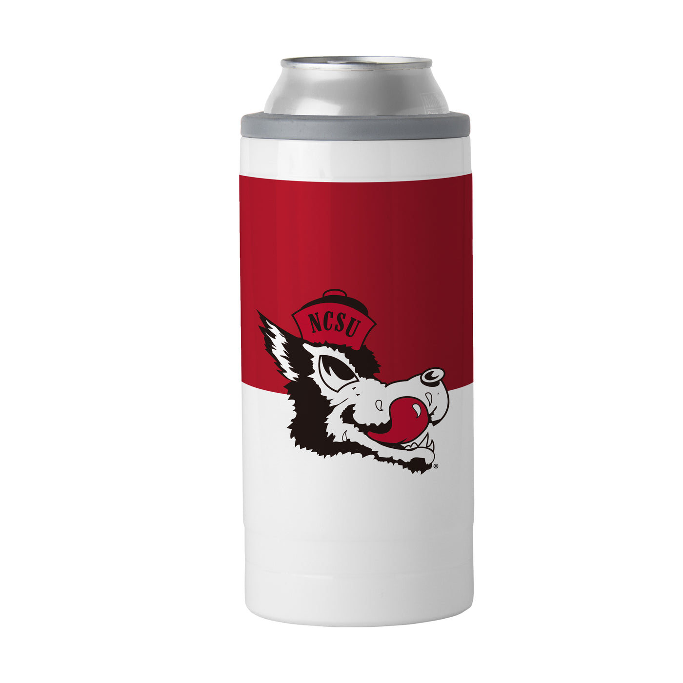 NC State Vault 12oz Colorblock Slim Can Coolie
