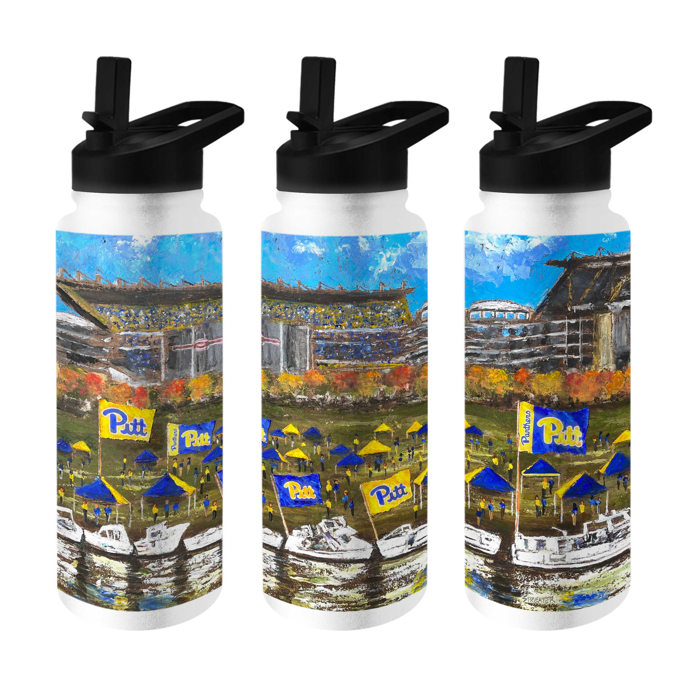 Pittsburgh 34oz Collector Quencher Bottle