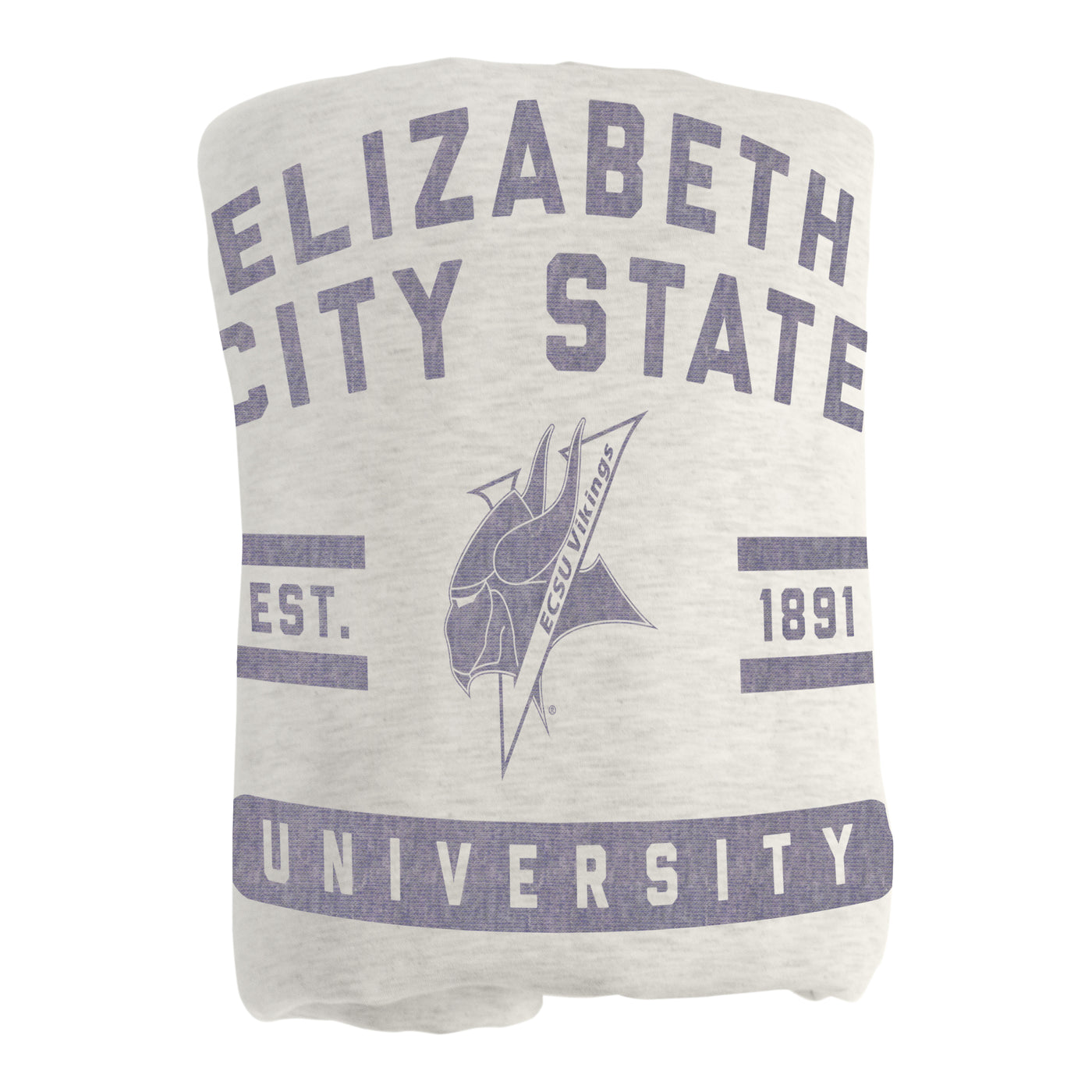Elizabeth City State Oatmeal Sweatshirt Blanket