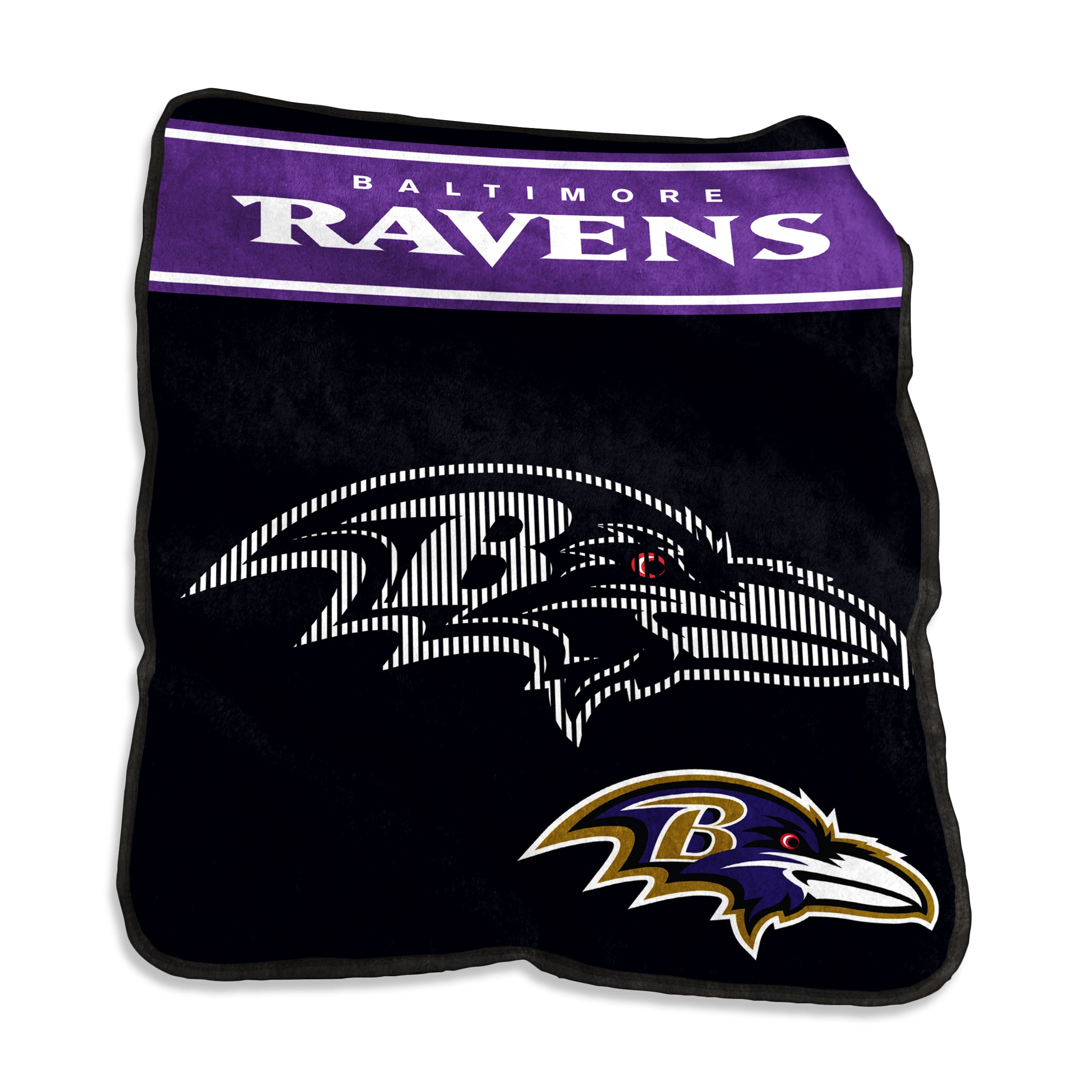 Baltimore Ravens 60x80 Raschel Throw | Logo Brands