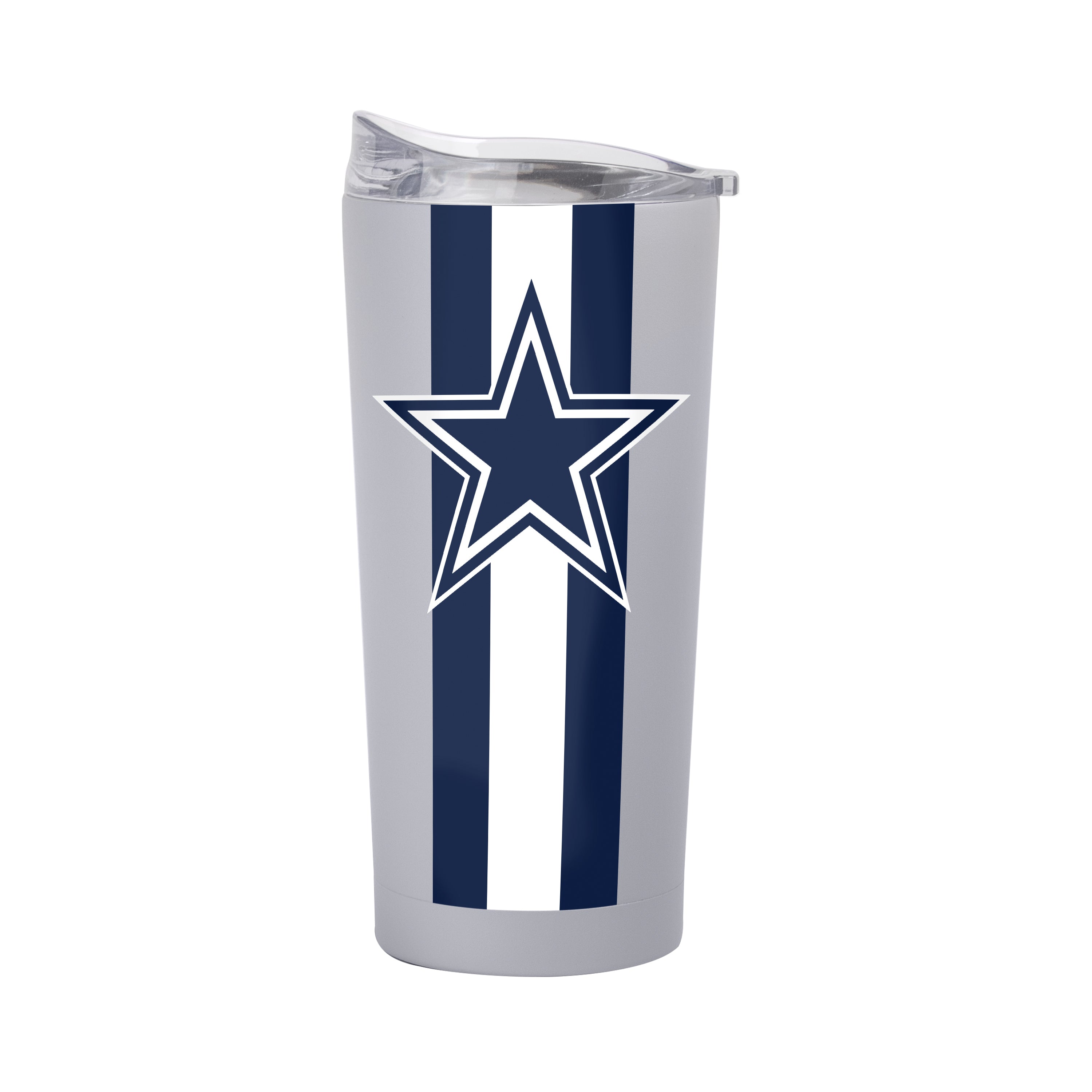 Dallas Cowboys 20oz Vertical Stripe Powder Coat Tumbler | Logo Brands