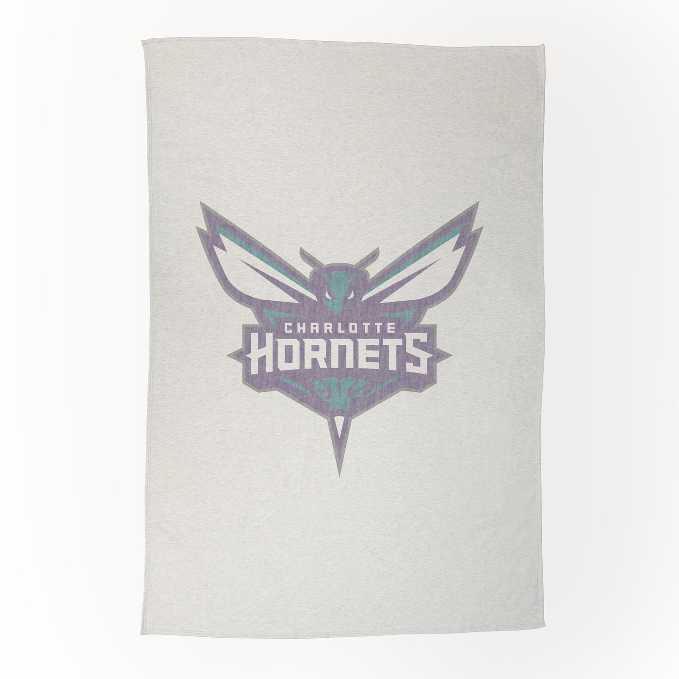 Charlotte Hornets Oversized Logo Sublimated Sweatshirt Blanket