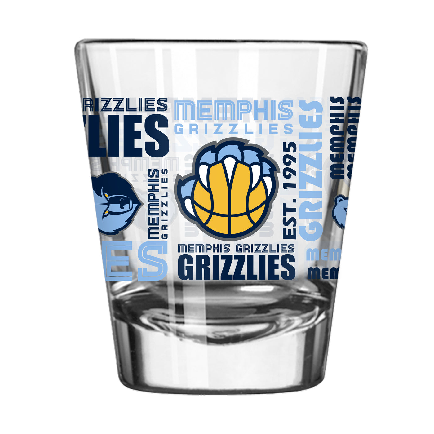 Memphis Grizzlies 2oz Spirit Shot Glass