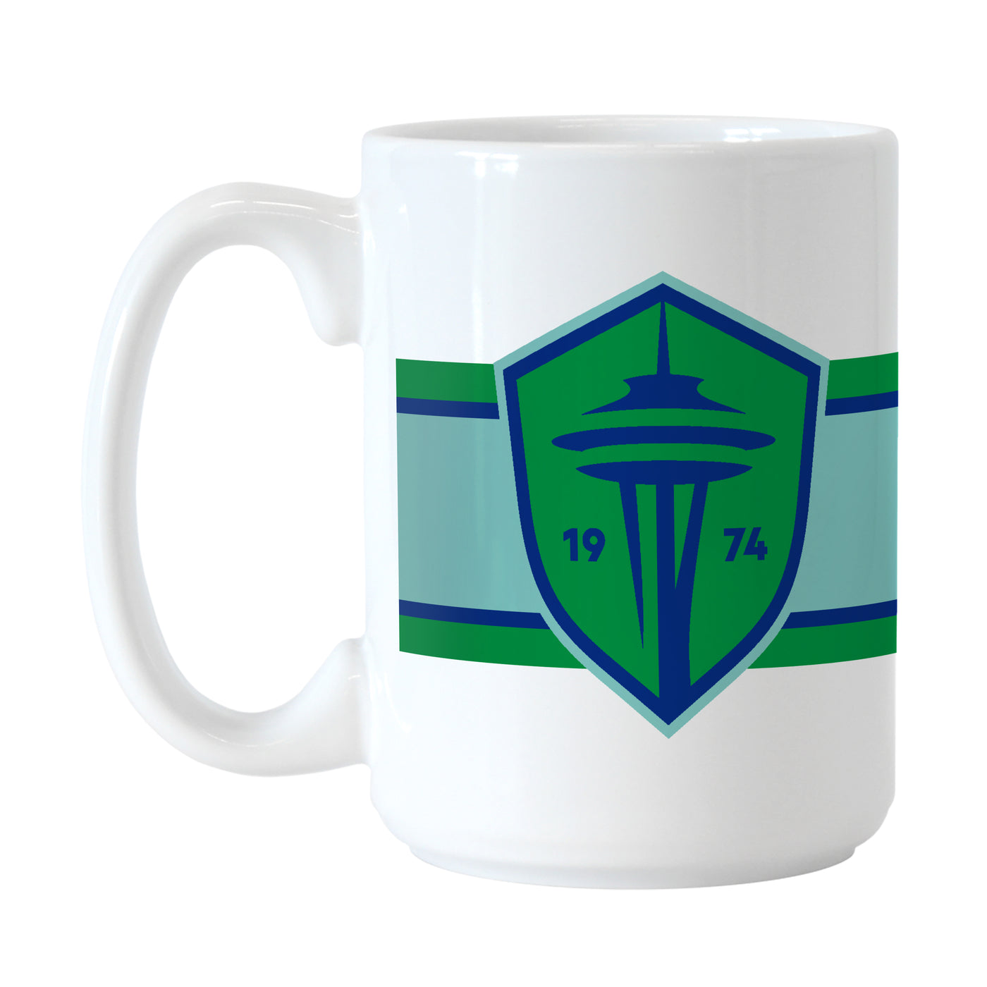 Seattle Sounders 15oz Alternate Stripe Sublimated Mug