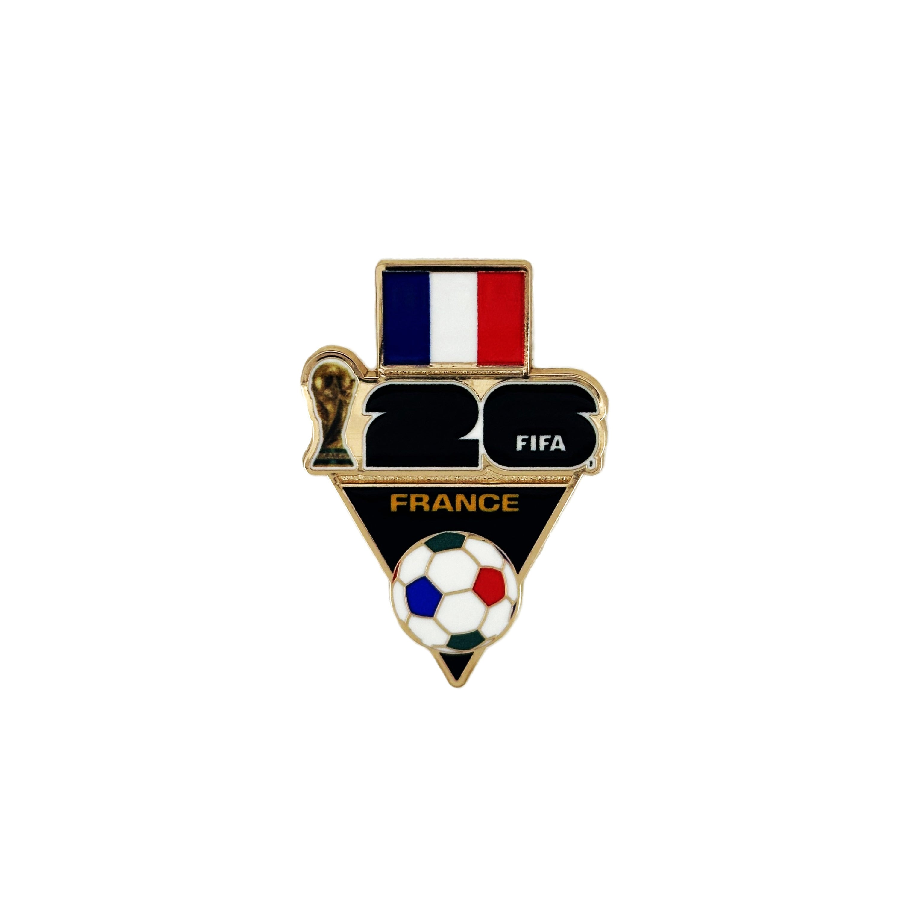 FIFA World Cup 2026 France Flag and Ball Host Country Pin on