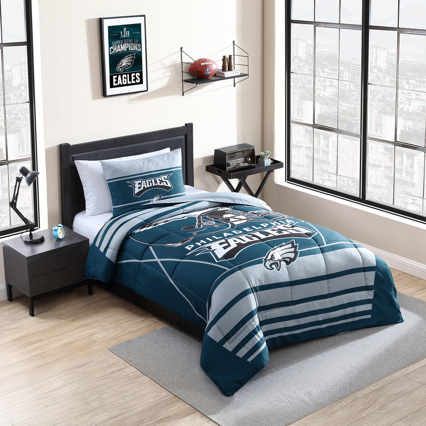 Philadelphia Eagles Crosser Comforter Set Twin
