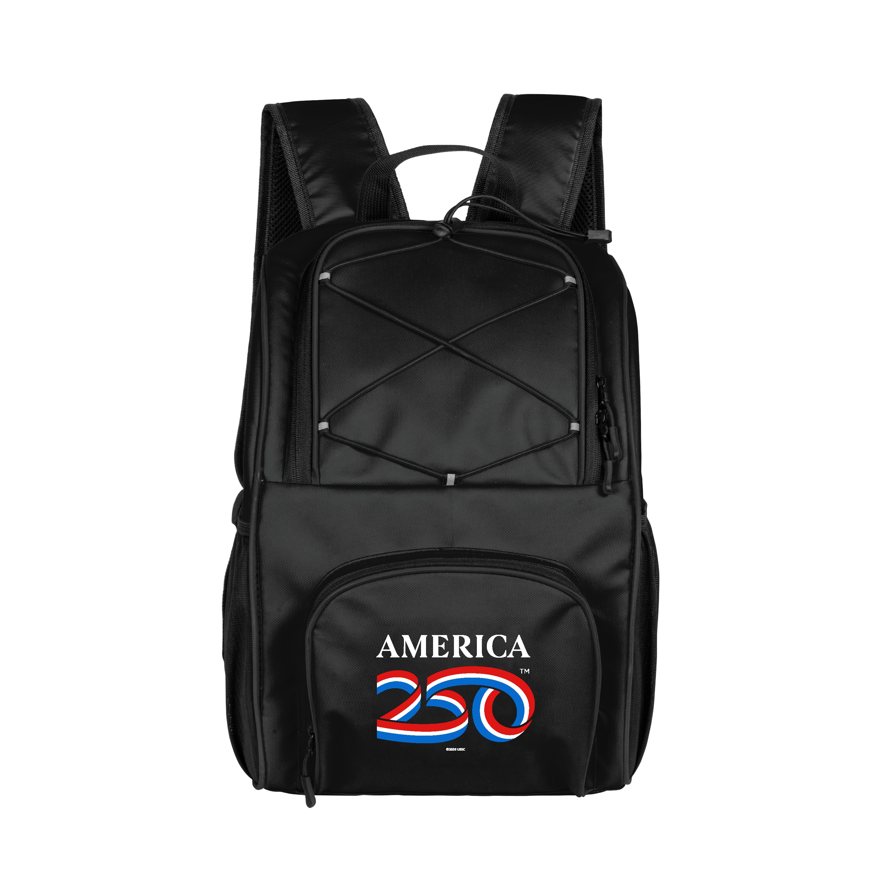America 250 24 Black Can Flex Backpack Cooler