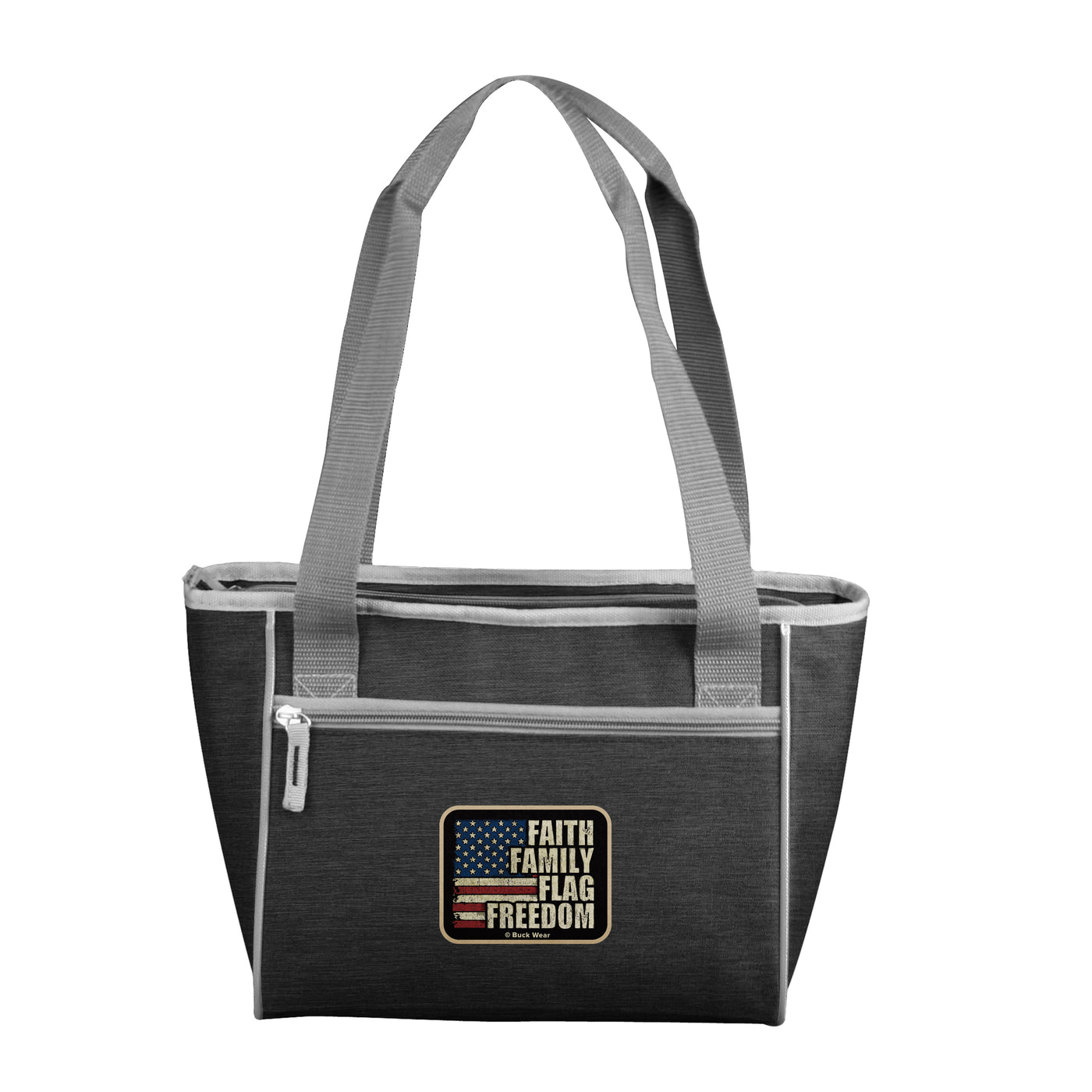 Freedom Flag 16 Can Cooler Tote