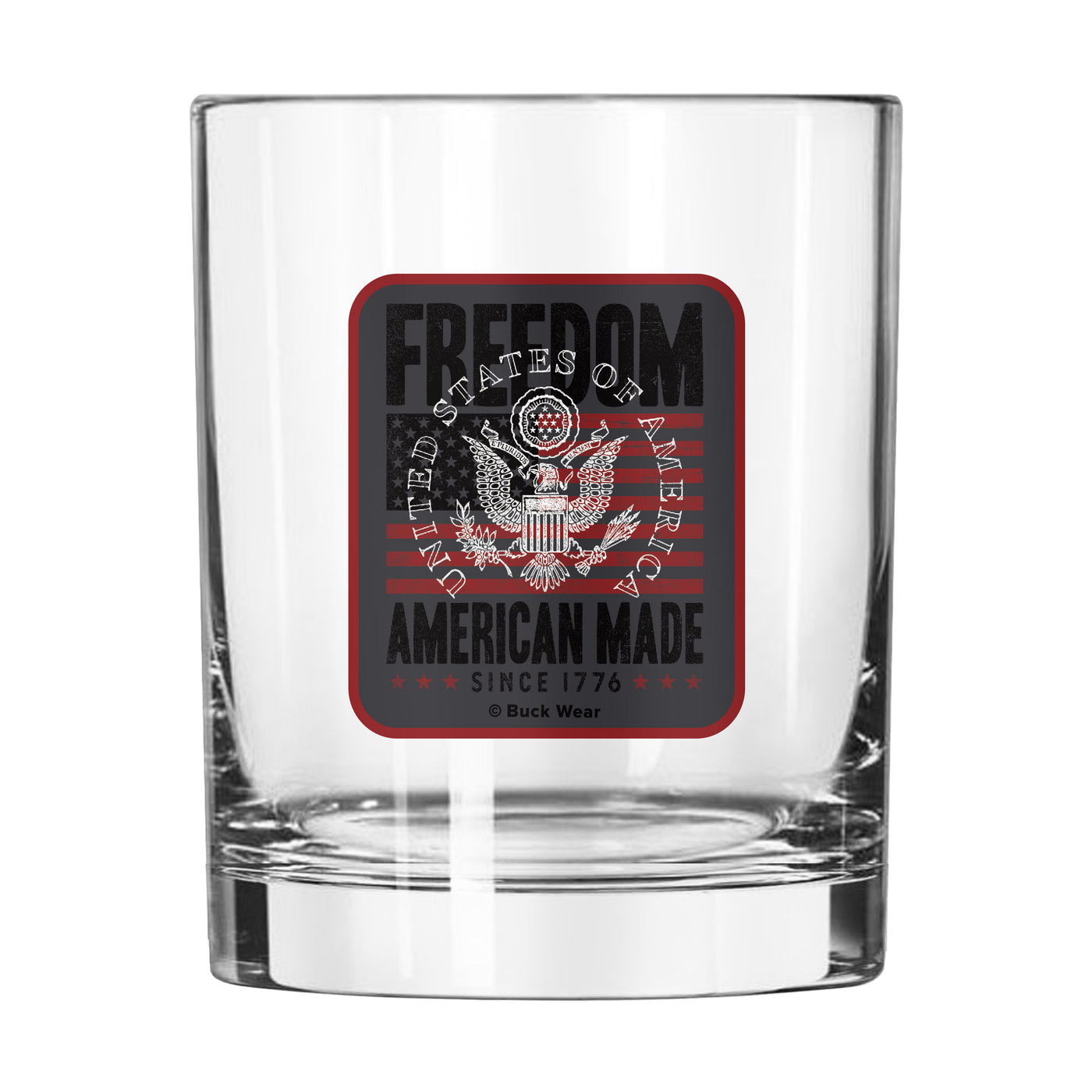 Freedom "American Made" 14oz Rocks Glass