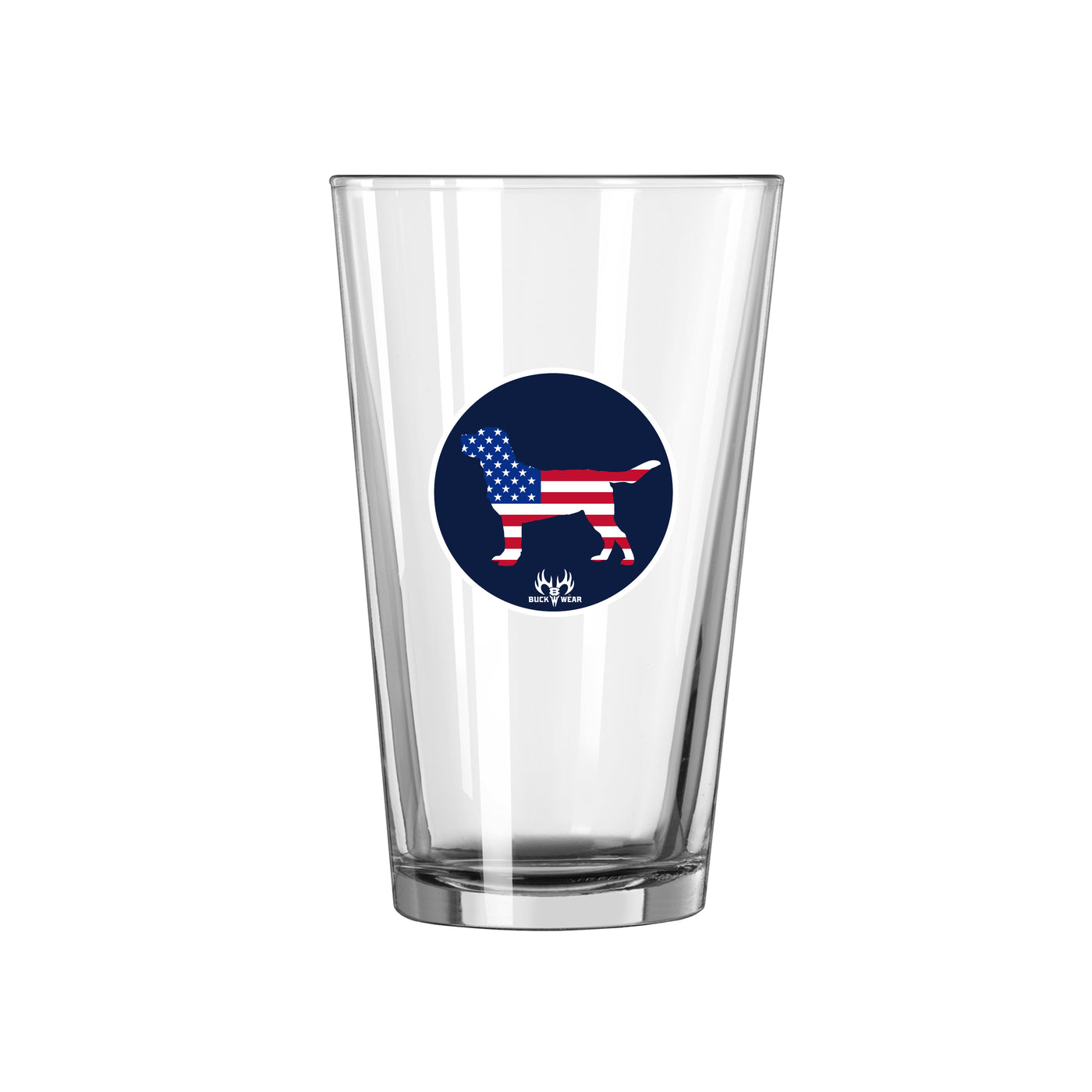 American Dog 16oz Pint Glass - Logo Brands