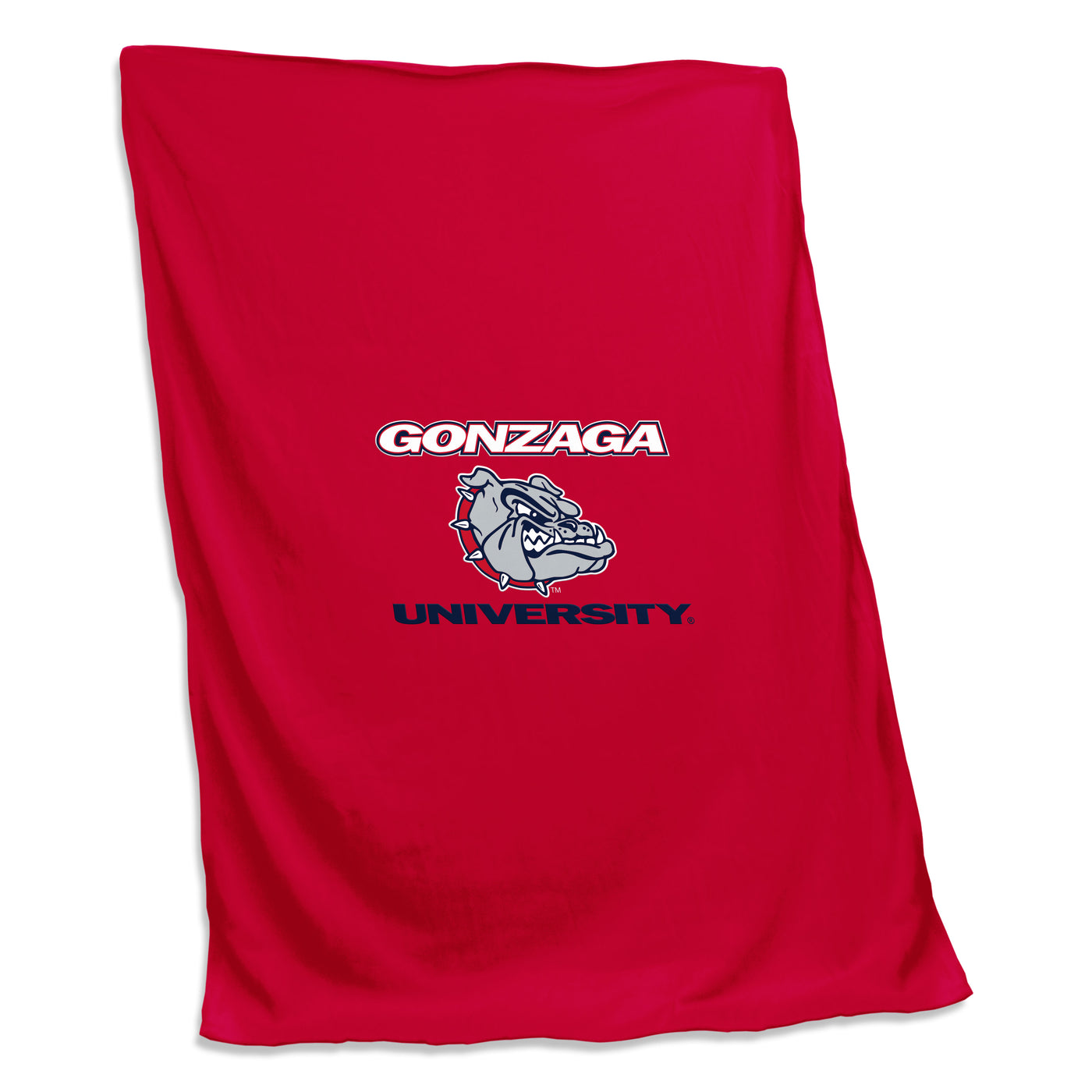Gonzaga Screened Sweatshirt Blanket