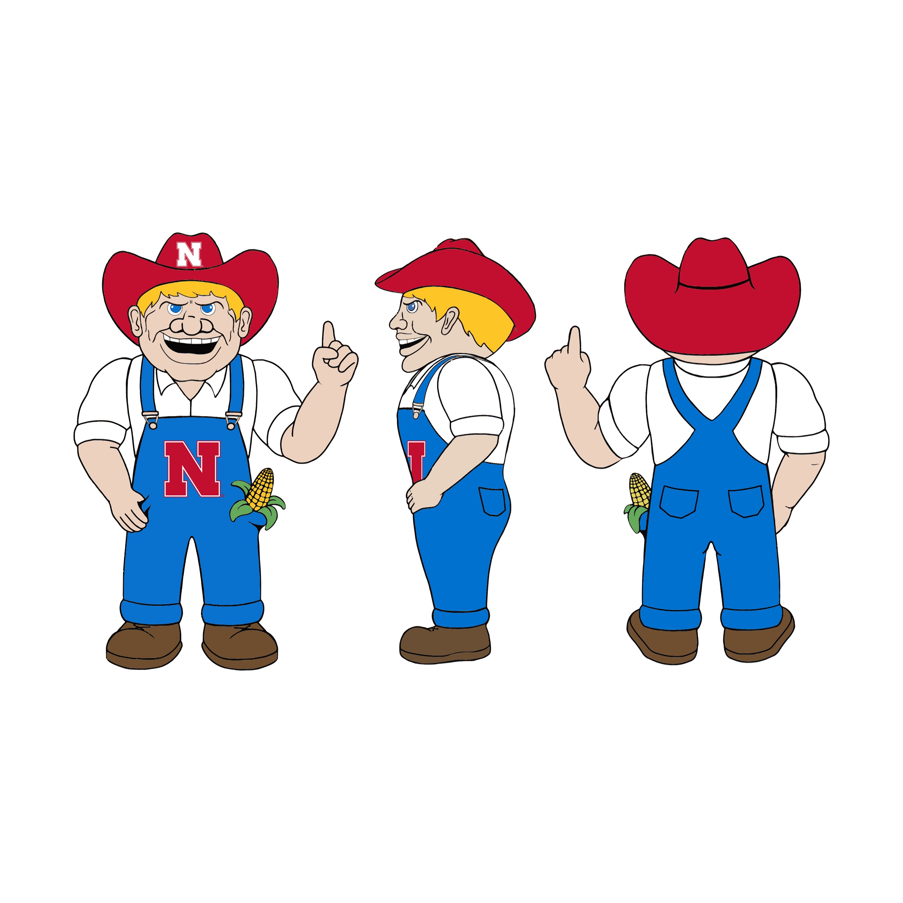 Nebraska 7ft Yard Inflatable Herbie Mascot Logo Brands