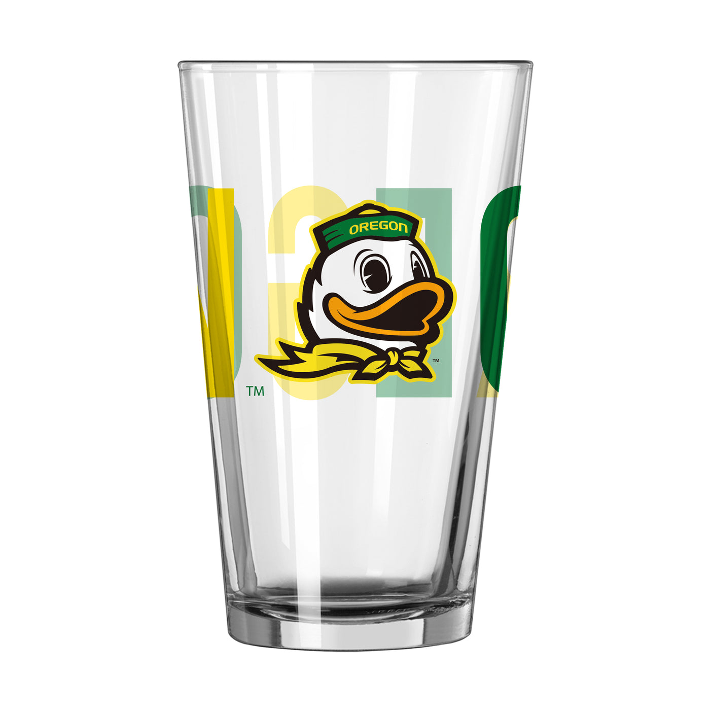Oregon 16oz Overtime Pint Glass - Logo Brands