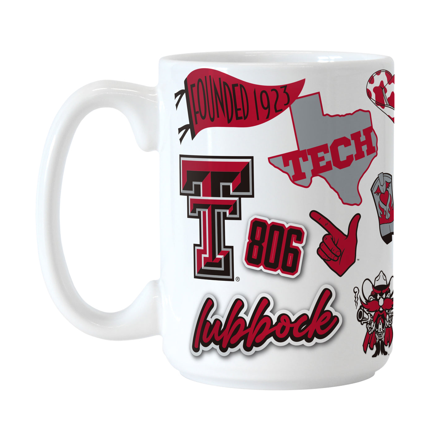 Texas Tech 15oz Native Sublimated Mug