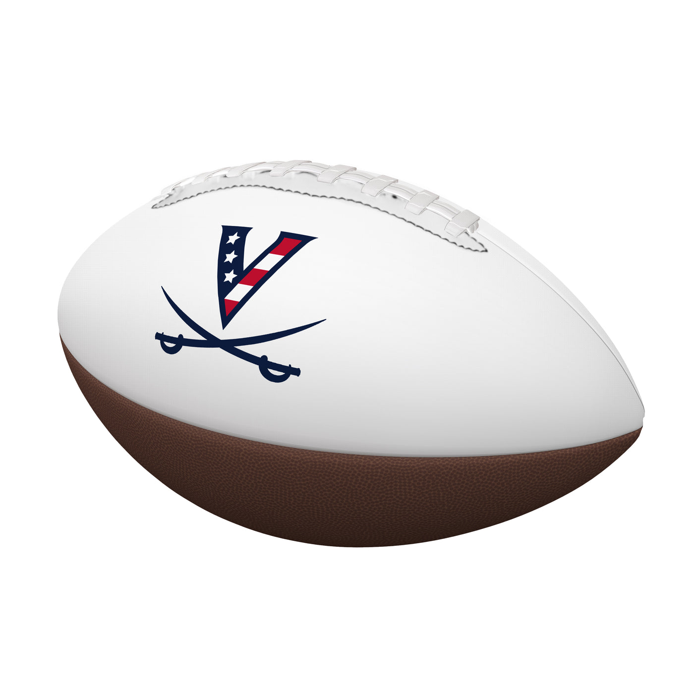 Virginia Red White and Hoo Full Size Autograph Football