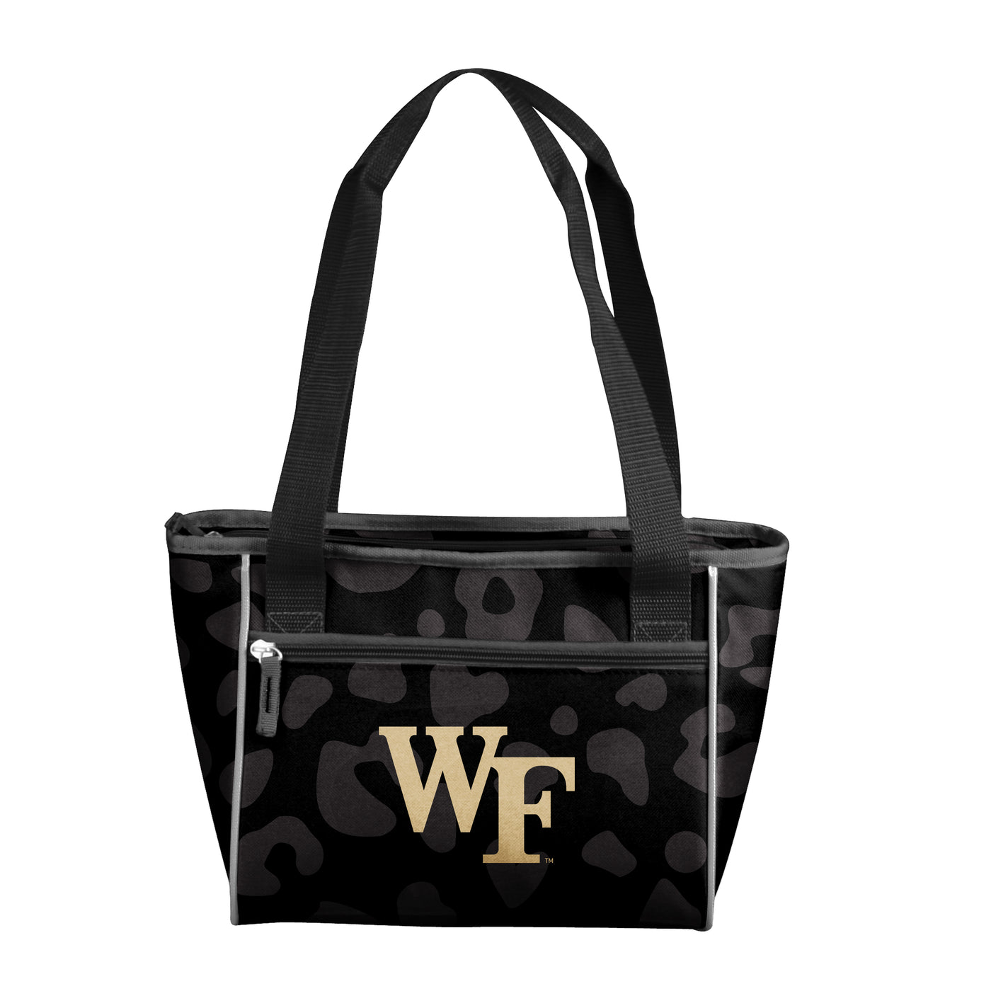 Wake Forest Leopard Print 16 Can Cooler Tote