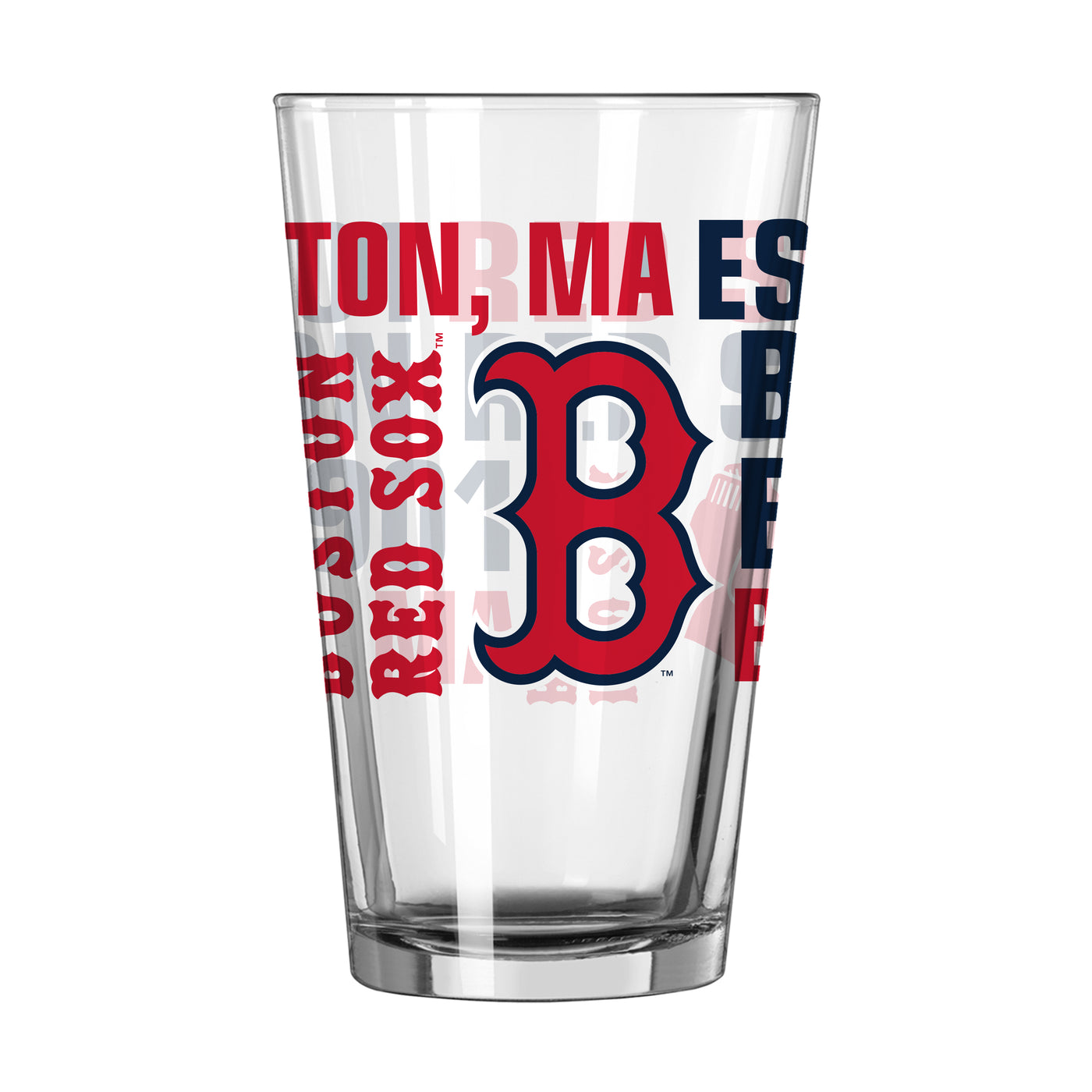 Boston Red Sox 16oz Spirit Pint Glass