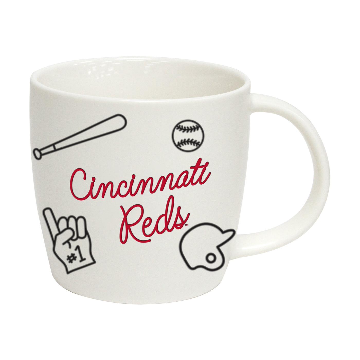 Cincinnati Reds 18oz Playmaker Mug