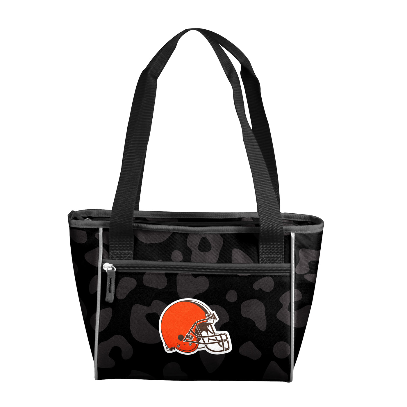 Cleveland Browns Leopard Print 16 Can Cooler Tote