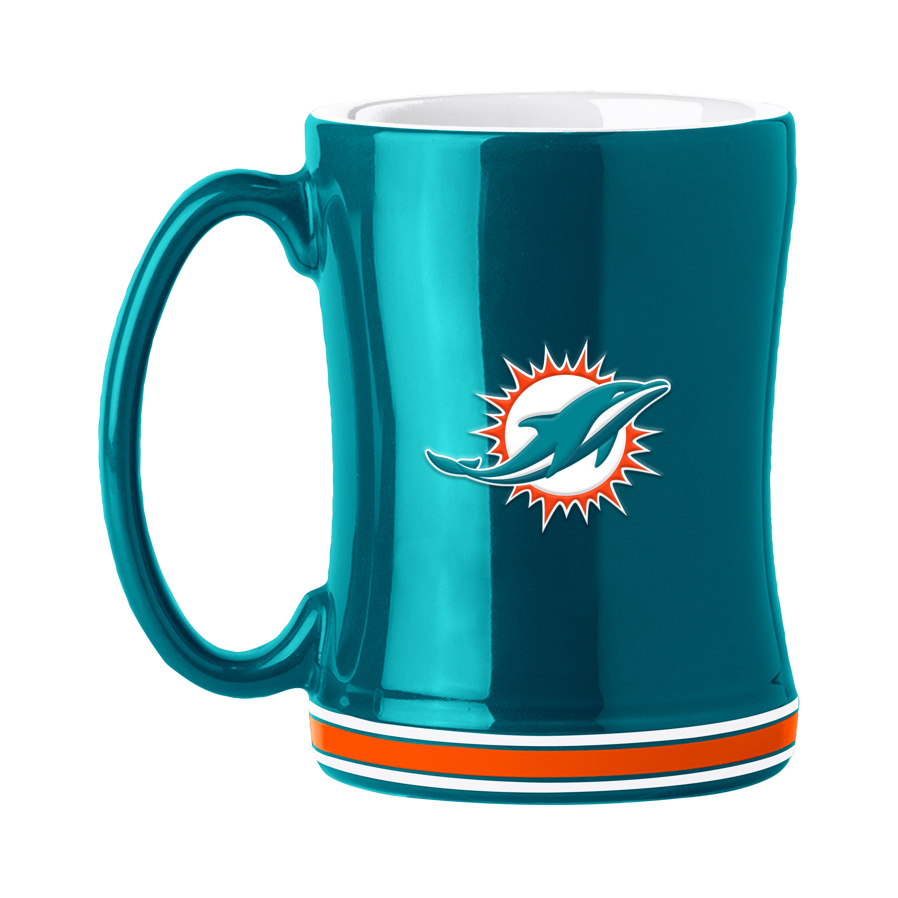 Logo Brands Miami Dolphins 14 oz. Relief Mug