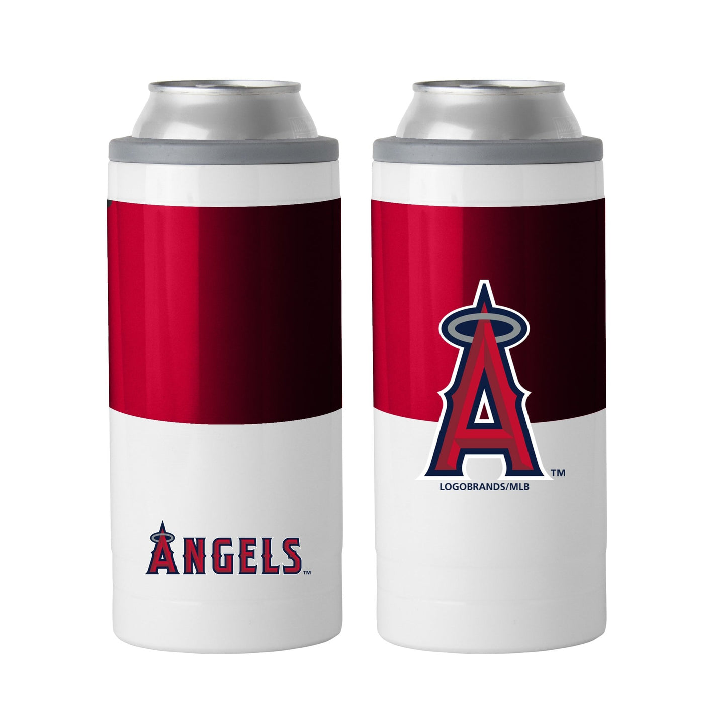 Anaheim Angels 12oz Colorblock Slim Can Coolie - Logo Brands