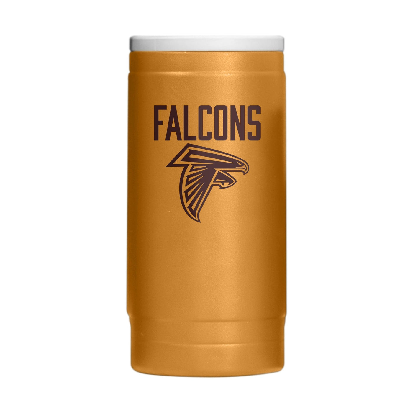 Atlanta Falcons Huddle Powder Coat Slim Can Coolie - Logo Brands