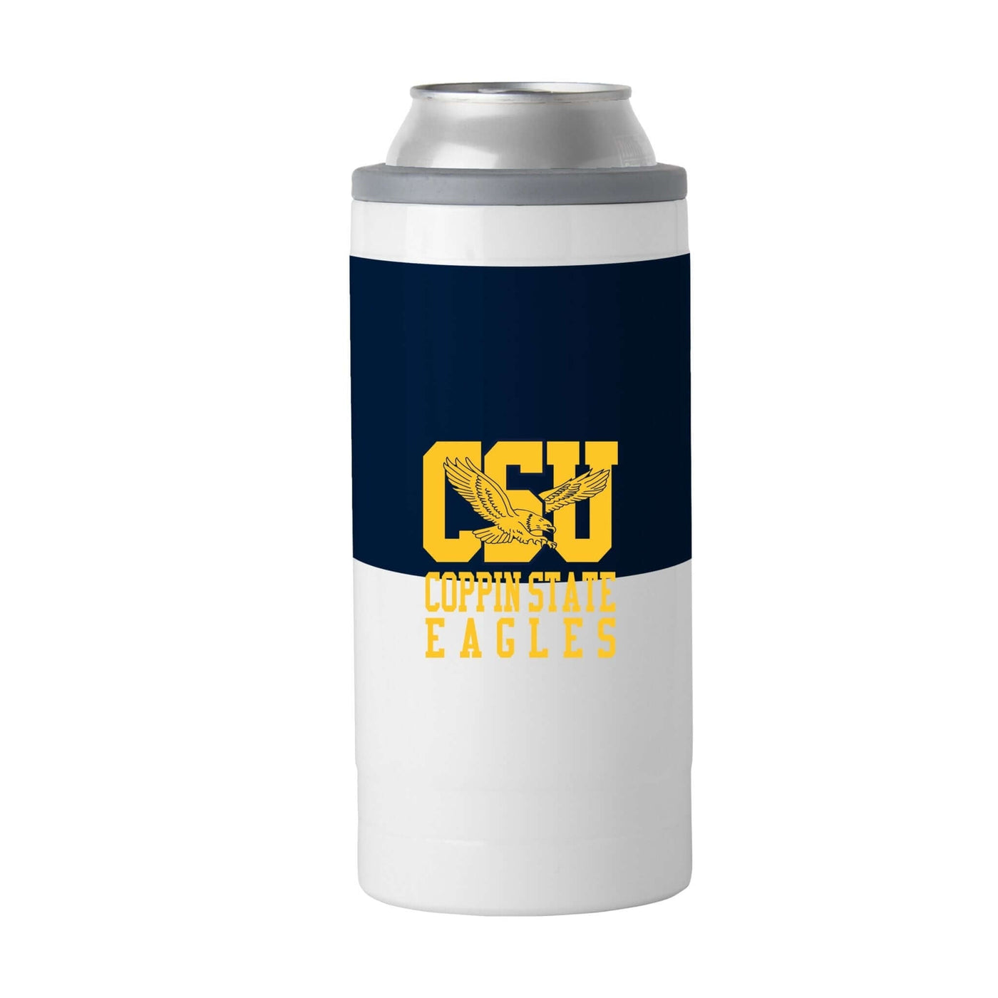 Coppin State 12oz Colorblock Slim Can Coolie - Logo Brands