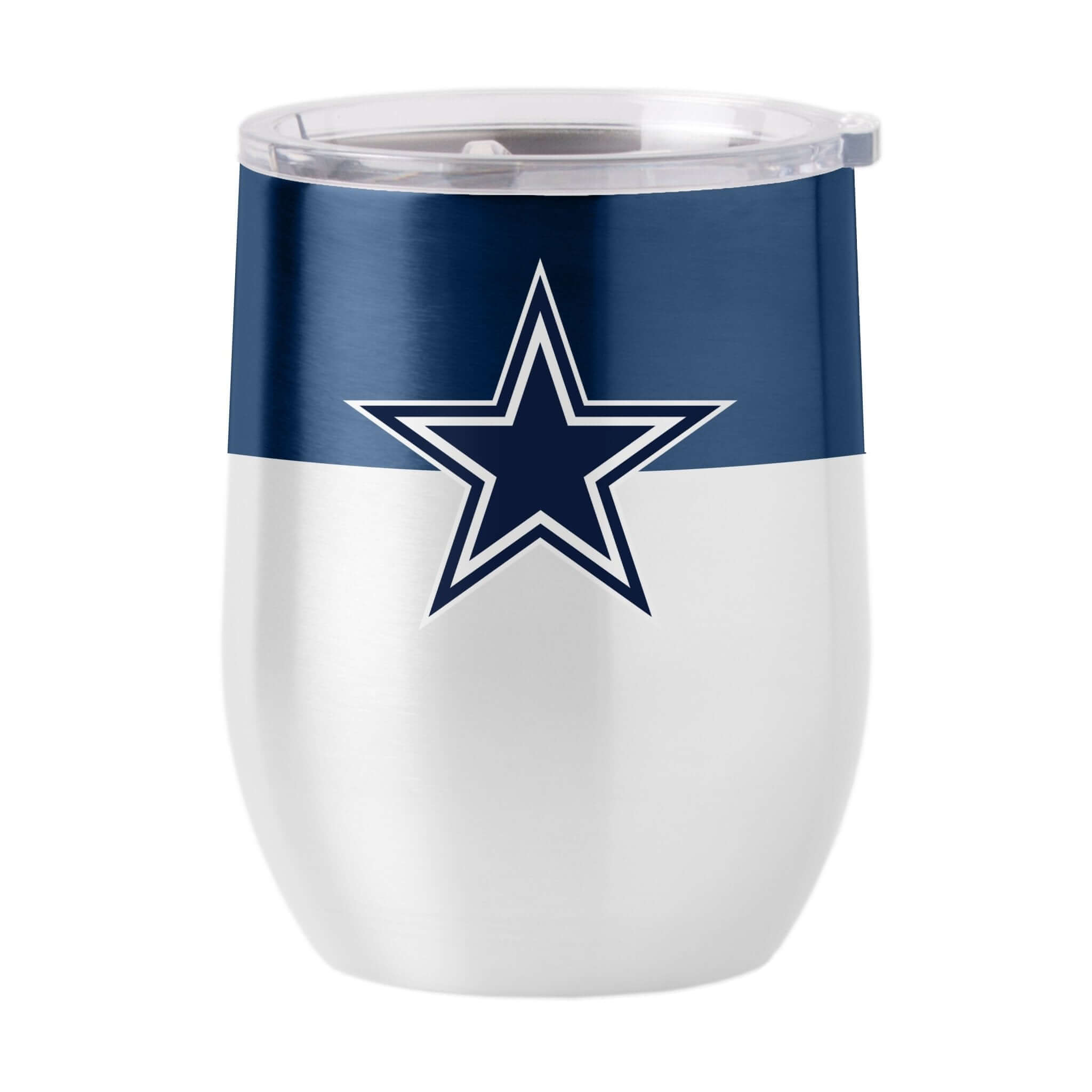 Dallas Stars 16oz. Colorblock Stainless Steel Curved Tumbler