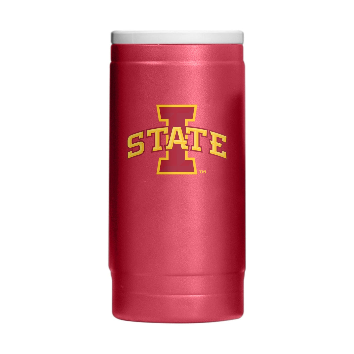 Iowa State Flipside Powder Coat Slim Can Coolie - Logo Brands