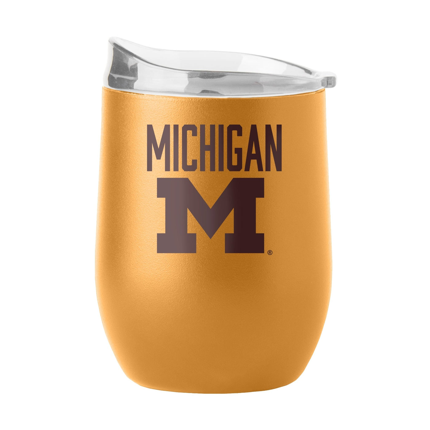 Michigan 16oz Huddle Powder Coat Curved Beverage - Logo Brands