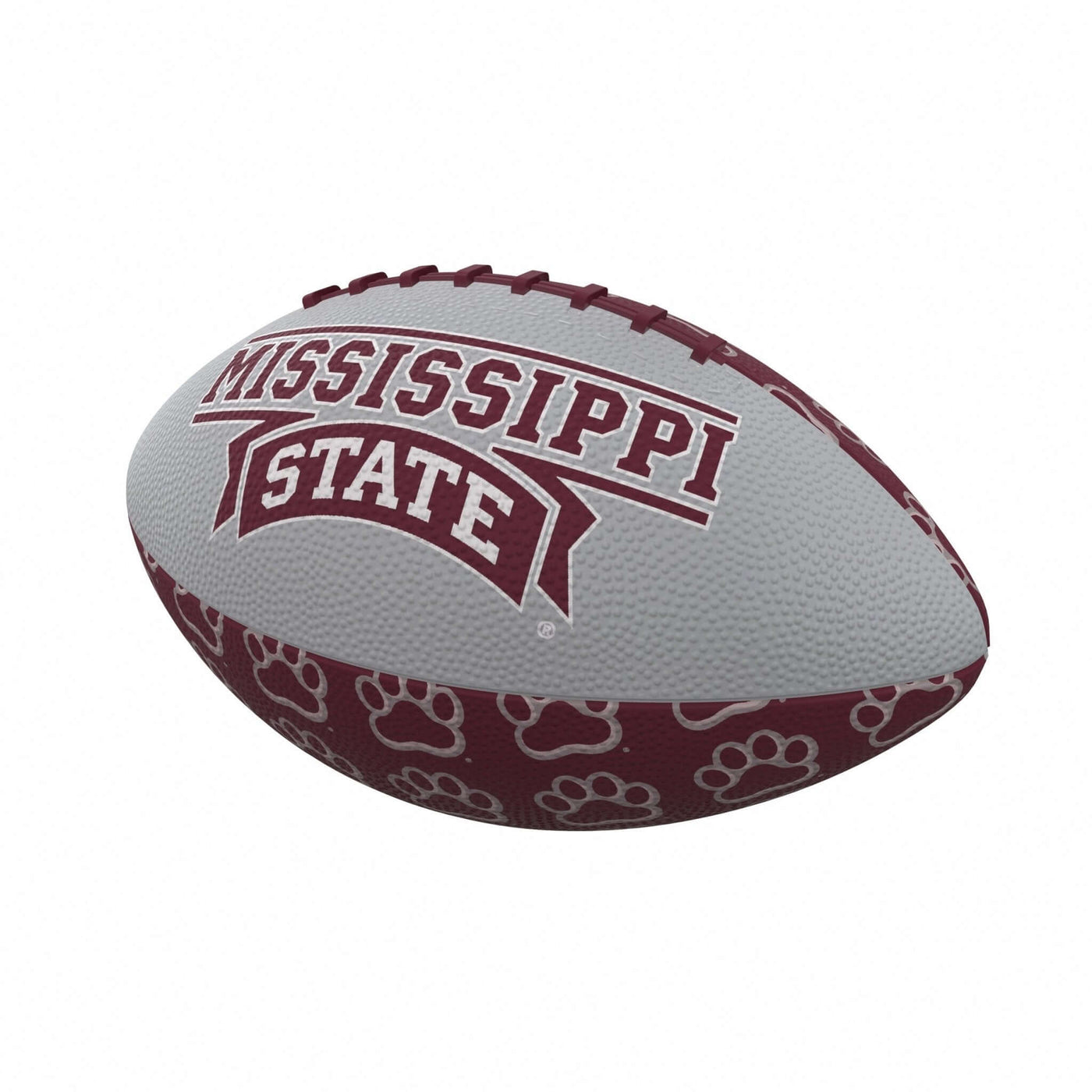 Mississippi State Repeating Mini-Size Rubber Football - Logo Brands