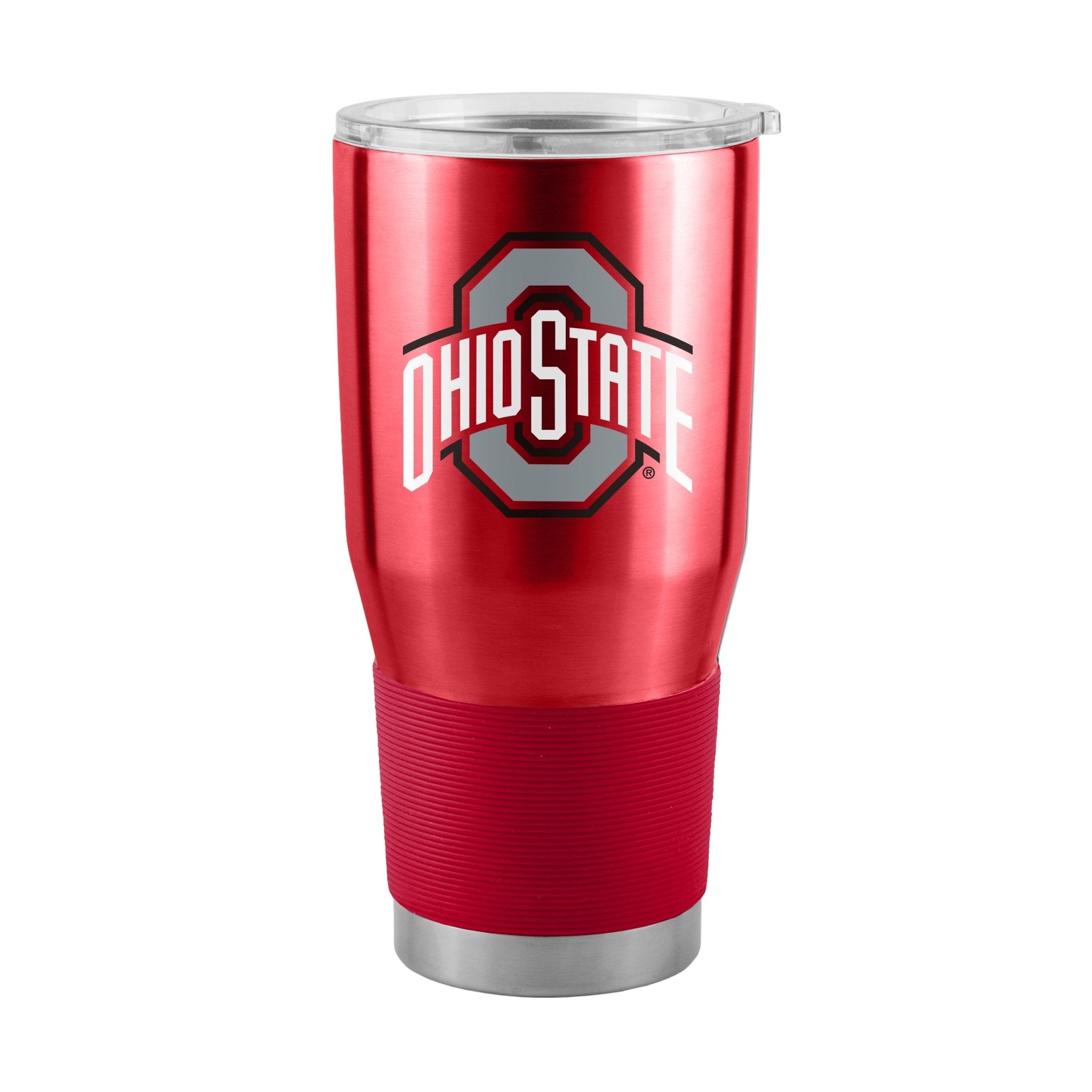 Ohio State Athletic Logo - Red 30oz Beverage Tumbler with Lid