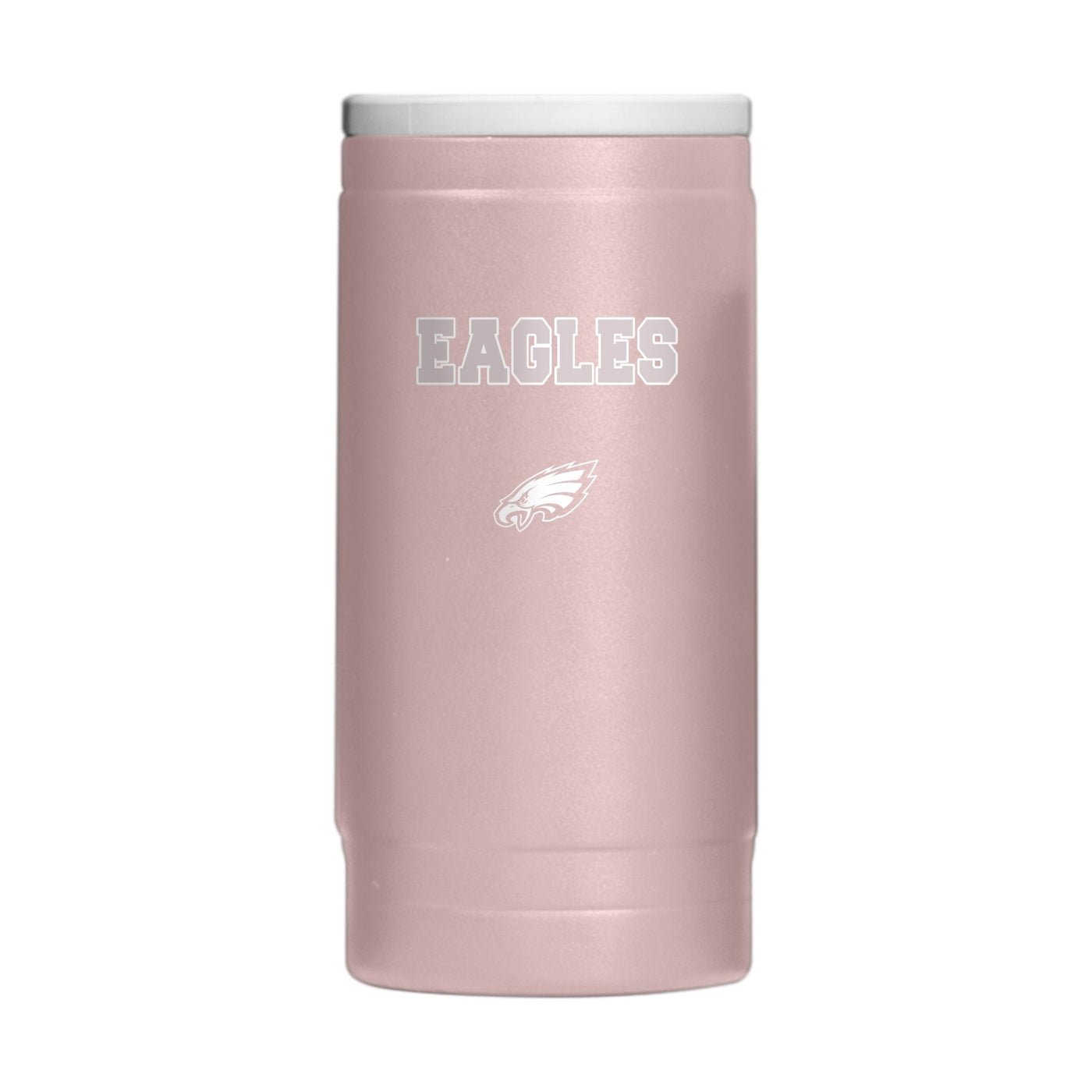 Philadelphia Eagles Stencil Powder Coat Slim Can Coolie - Logo Brands