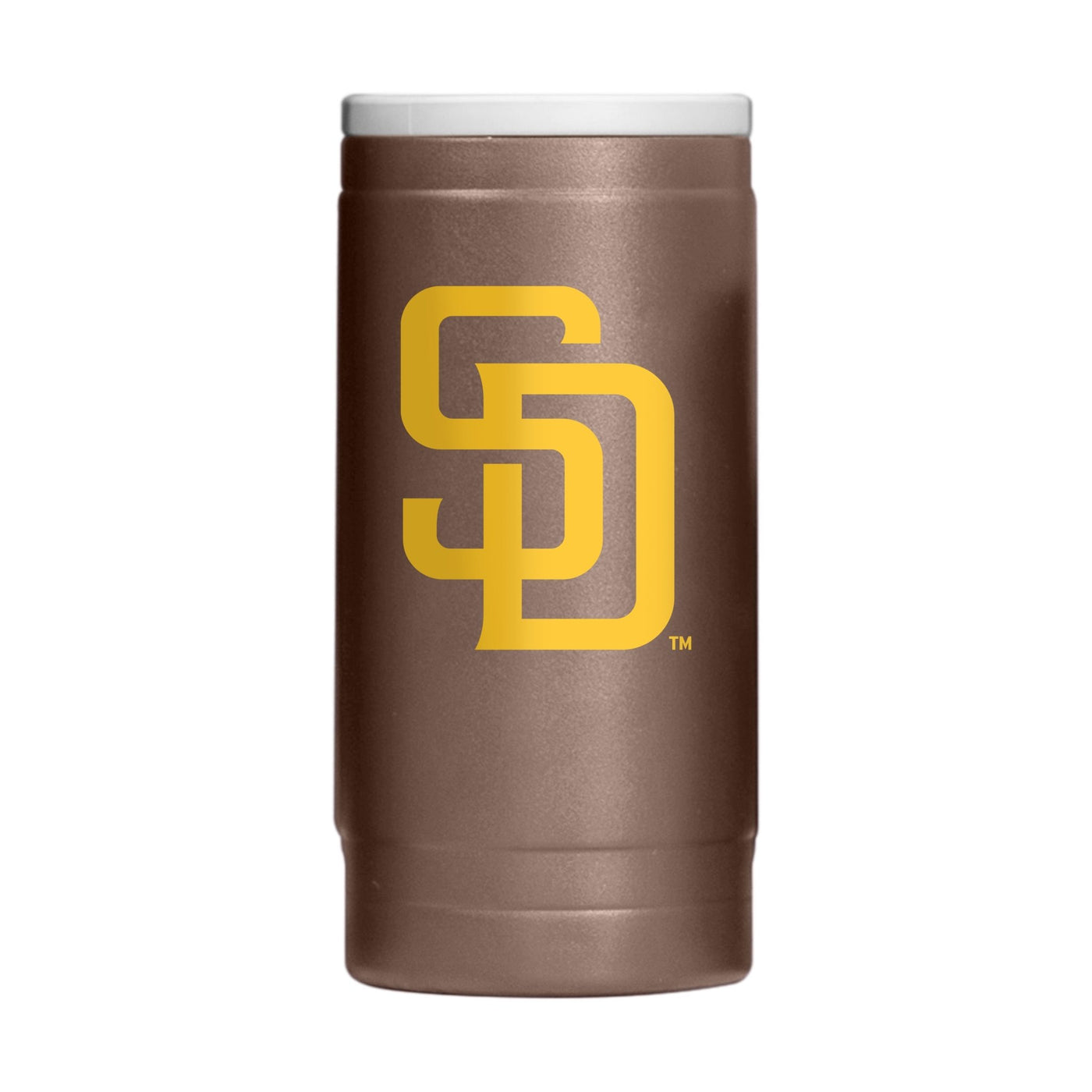 San Diego Padres Flipside Powder Coat Slim Can Coolie - Logo Brands