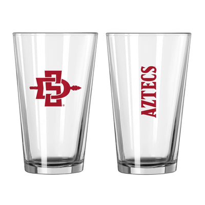 San Diego State 16oz Gameday Pint Glass - Logo Brands