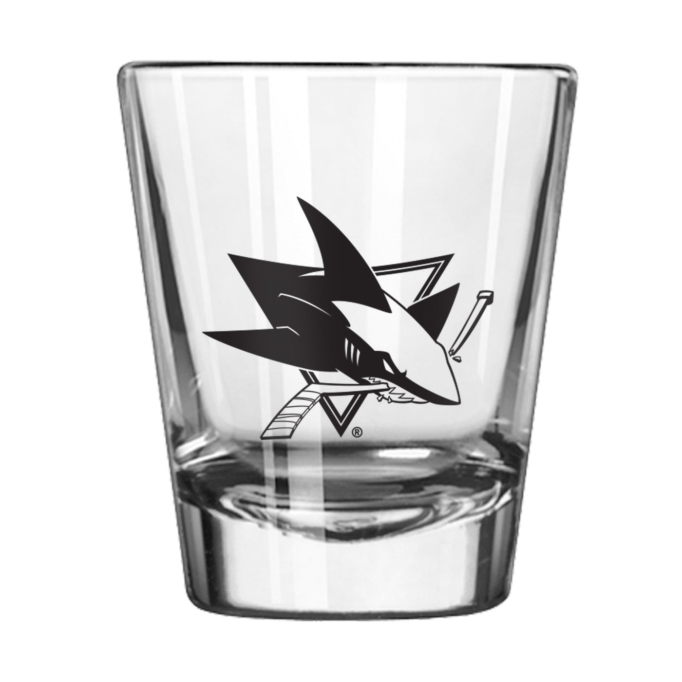 San Jose Sharks 2oz Gameday Shot Glass - Logo Brands
