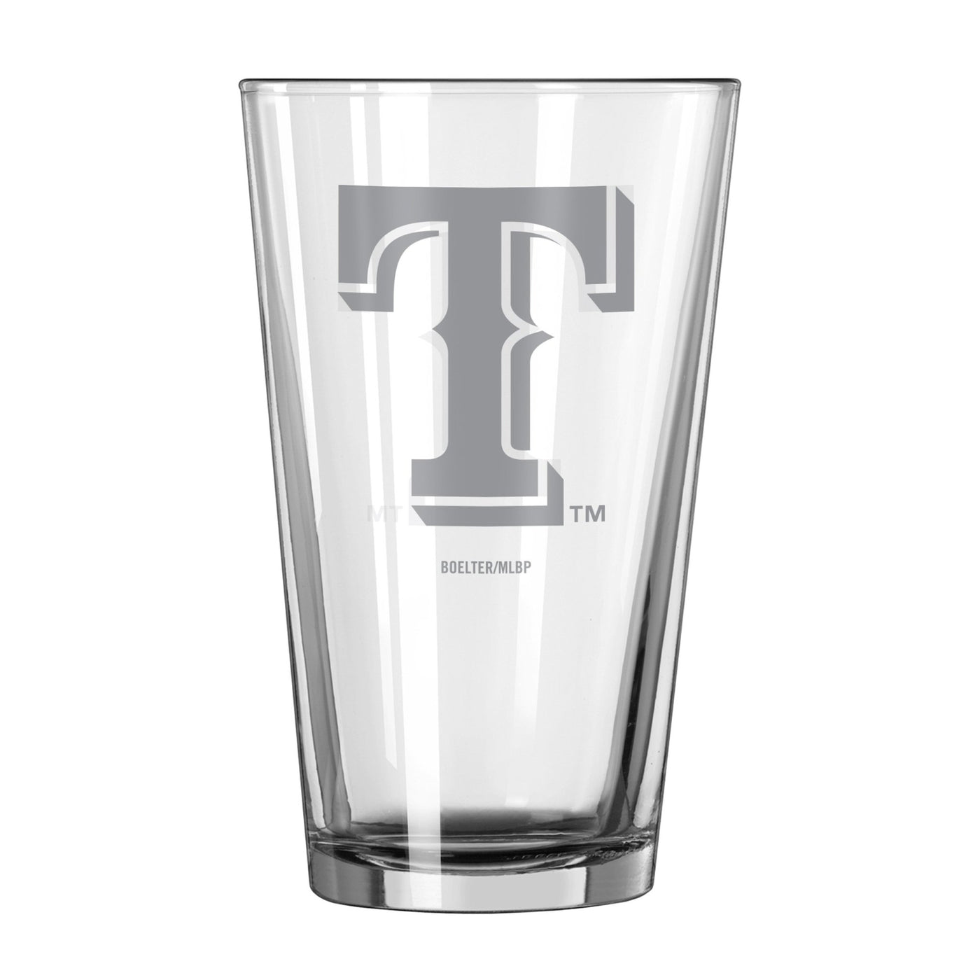 Texas Rangers 16oz Frost Pint Glass - Logo Brands