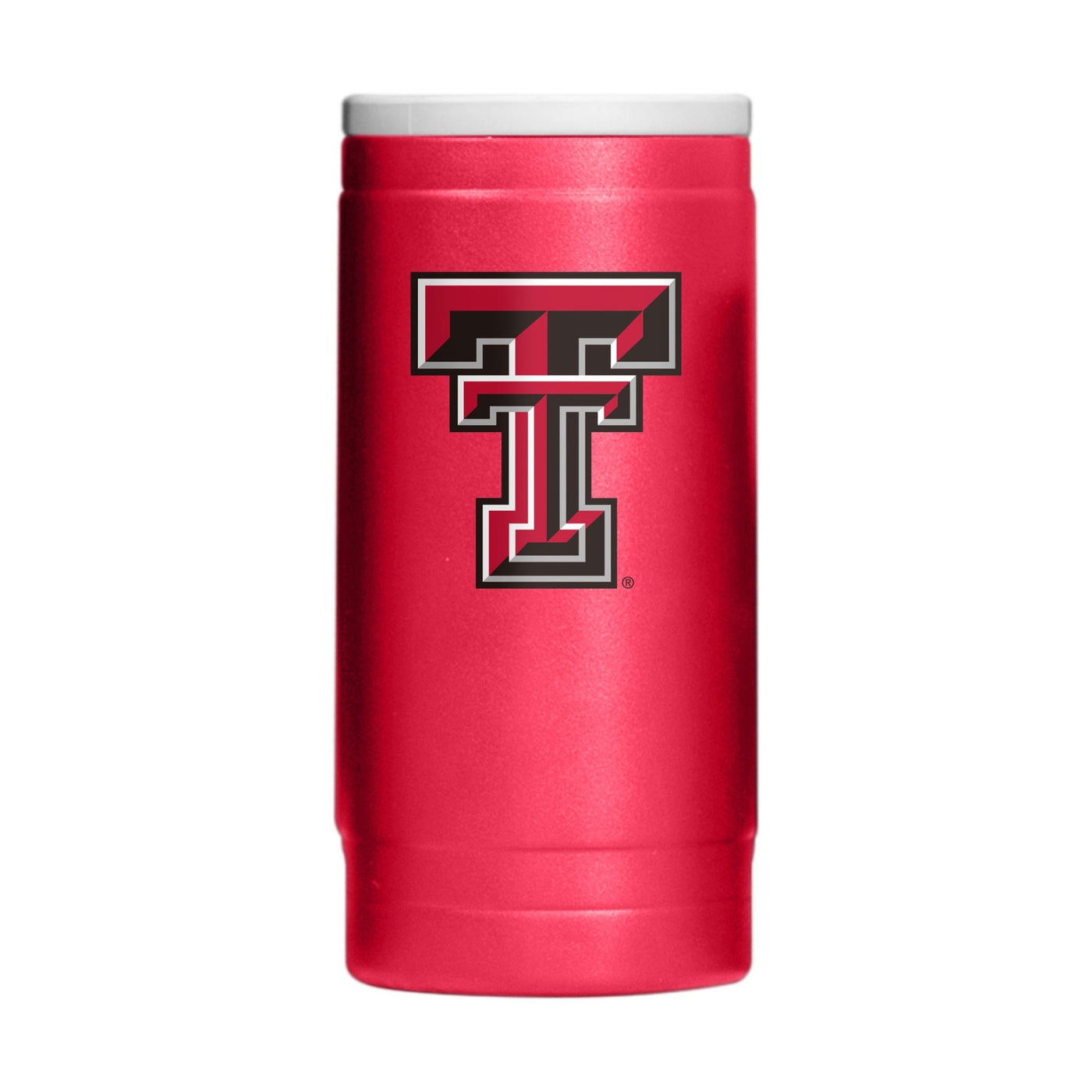 Texas Tech Flipside Powder Coat Slim Can Coolie - Logo Brands