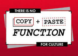 No Copy + Paste Function for Culture