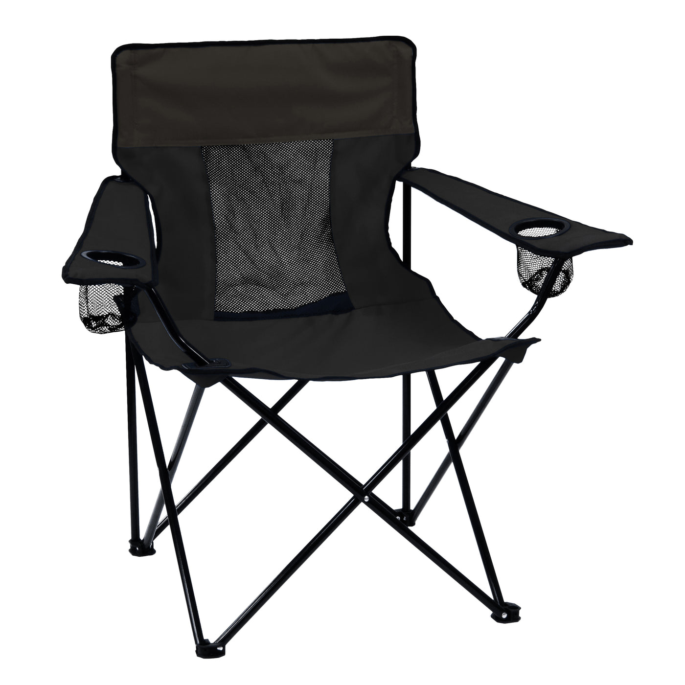 Plain Black Elite Chair - Logo Brands