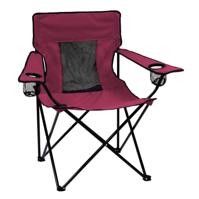 Plain Maroon Elite Chair - Logo Brands