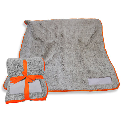 Plain Orange Trim Frosty Fleece - Logo Brands