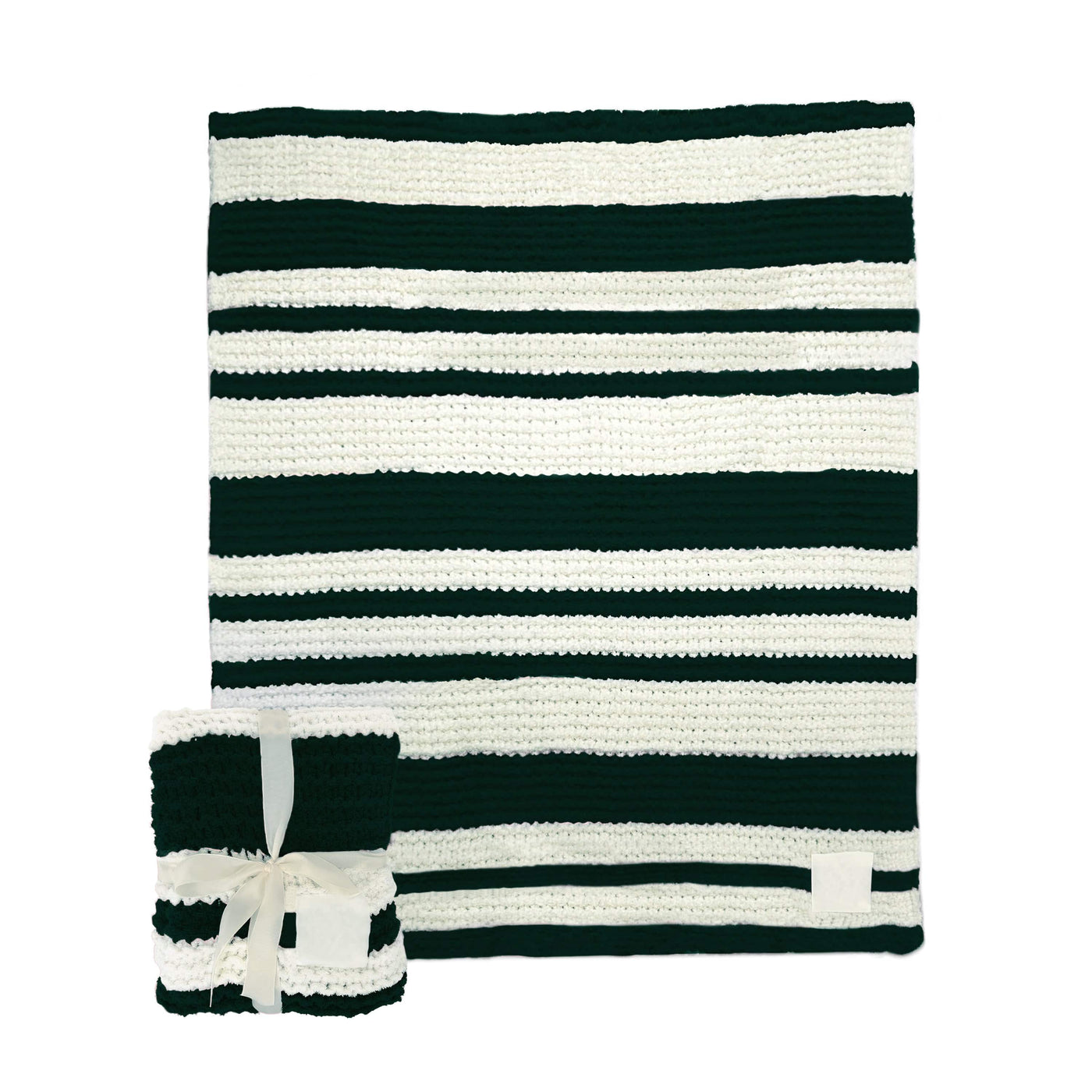 Plain Hunter Cable Knit Throw 50x60